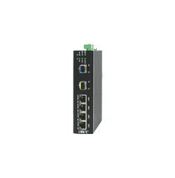 千兆2光4電工業PoE交換機