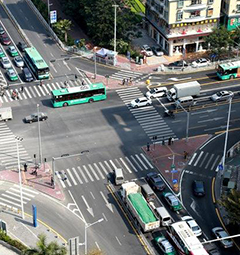 GQ6000 數字視頻光端機在交通十字路口中的應用 GQ6000 數字視頻光端機在交通十字路口中的應用